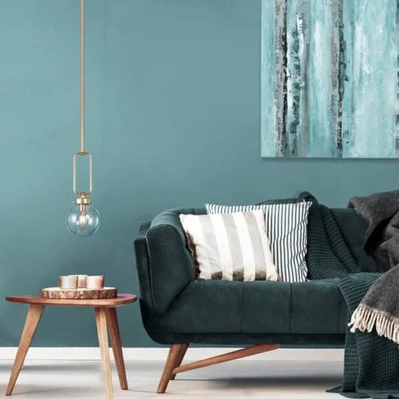 Gold Globe Pendant Light NEW - Picture 3 of 5